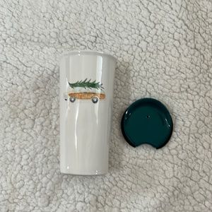 Rae Dunn home for the holidays travel mug